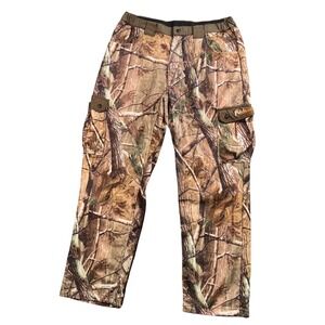 ScentLok Full Season Cargo Pants Mens L Brown Realtree Camo Hunting Outdoor Gear